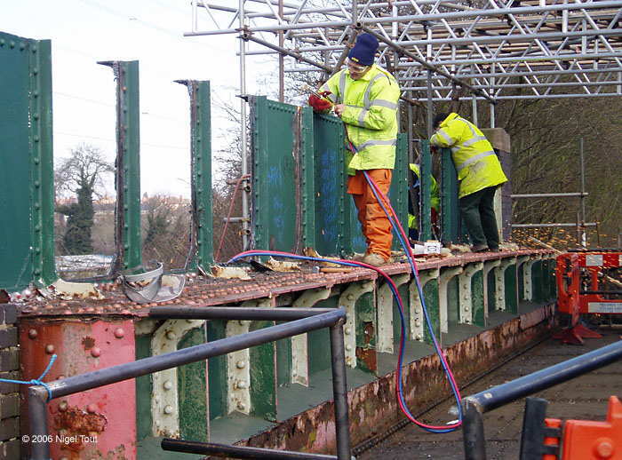Repairs to GCR Braunstone Lane East bridge