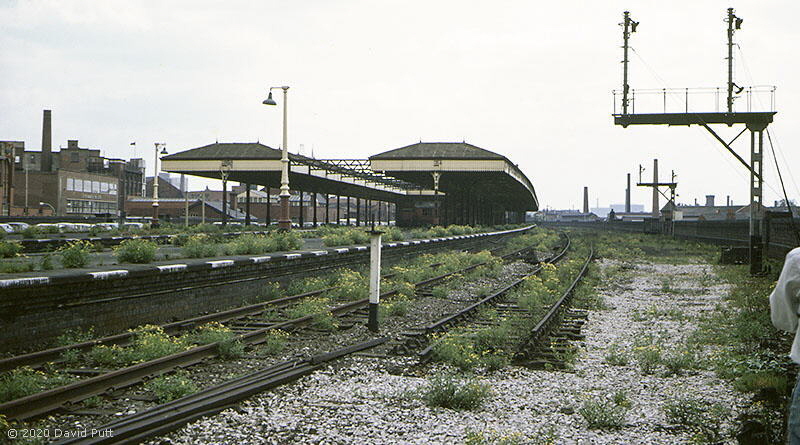 Leicester Central station looking south in1970