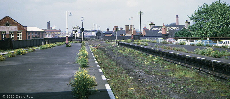 Leicester Central station looking north in1970