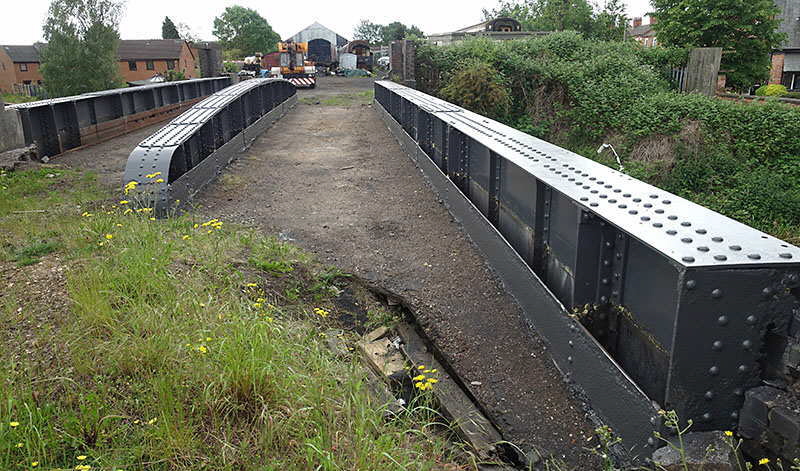 GCR canal bridge with parapet refurbishment started
