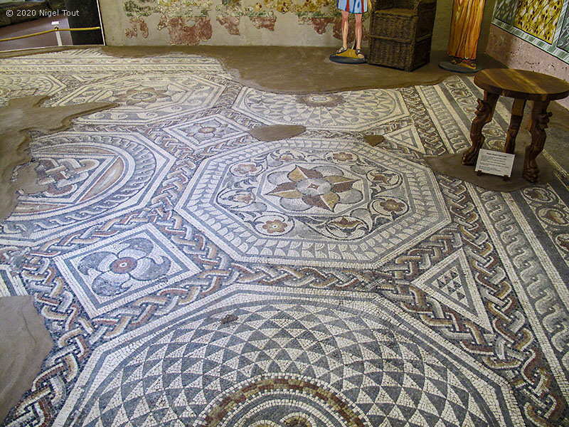 Blackfriars Roman Pavement in the Jewry Wall Museum